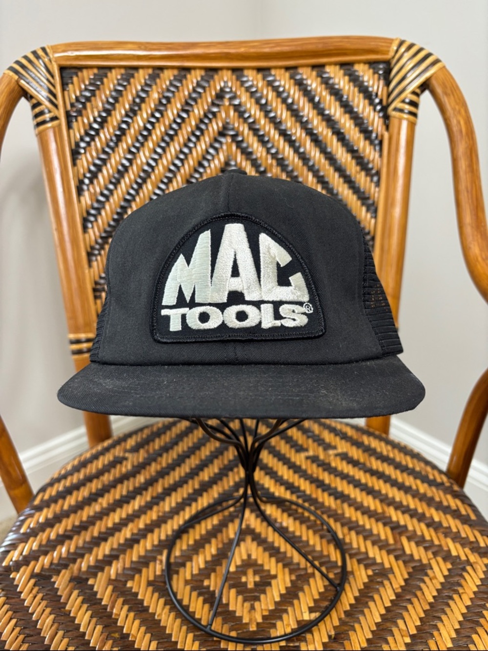 Vintage Mac Tools Snapback Trucker Hat Swingster Made in USA